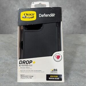 OtterBox Defender Holster Case for Apple iPhone 13 Pro Max/2021 X-Large Black W9